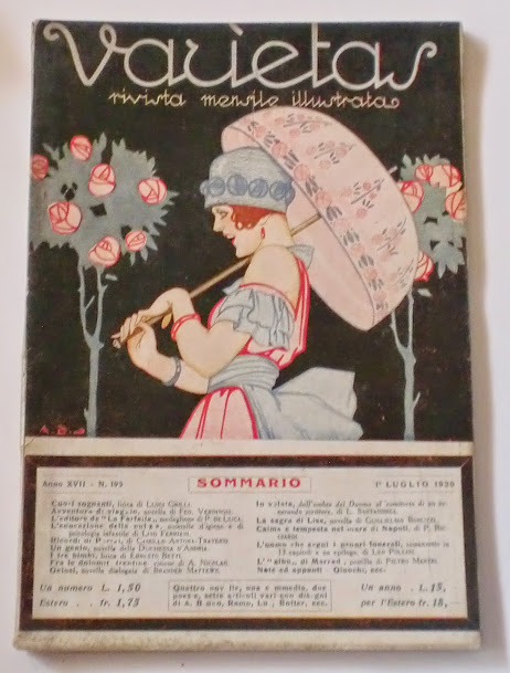 VARIETAS magazine side cover Issue 195 July 1920