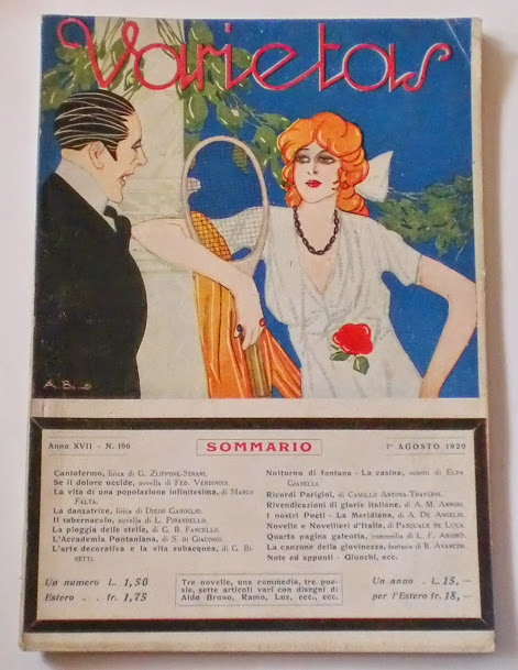 VARIETAS magazine side cover Issue 196 August 1920
