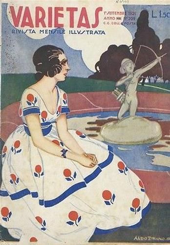 VARIETAS magazine side cover Issue 209 September 1921