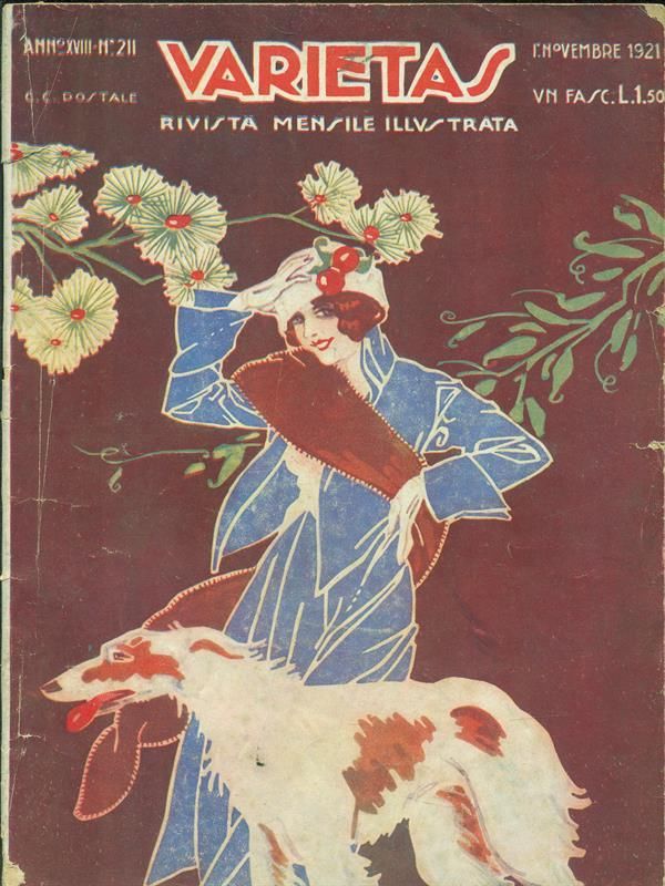 VARIETAS magazine side cover Issue 211 November 1921
