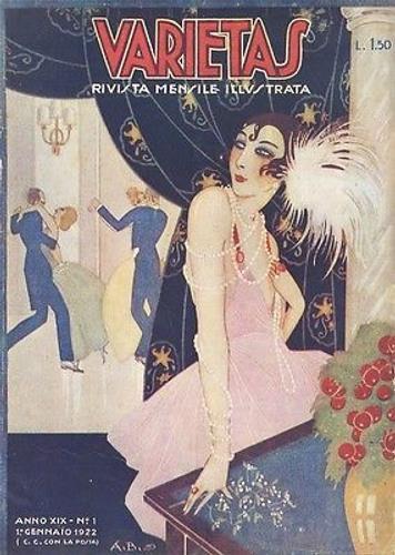 VARIETAS magazine side cover Issue 213 January 1922