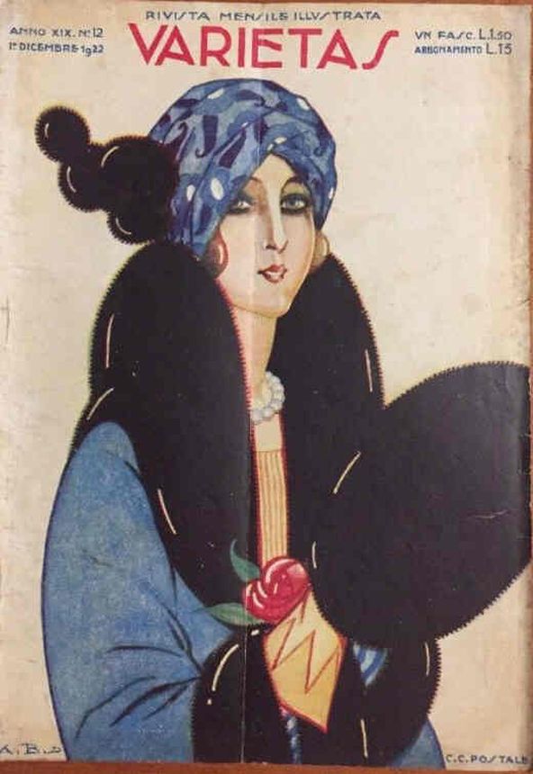 VARIETAS magazine side cover Issue 224 December 1922
