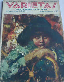 VARIETAS magazine side cover Issue 225 January 1923
