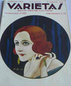 VARIETAS magazine side cover Issue 232 August 1923