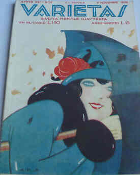 VARIETAS magazine side cover Issue 235 November 1923