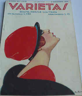 VARIETAS magazine side cover Issue 236 December 1923