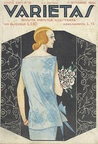 VARIETAS magazine side cover October 1924