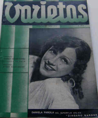 VARIETAS magazine side cover Issue 374 February 1936