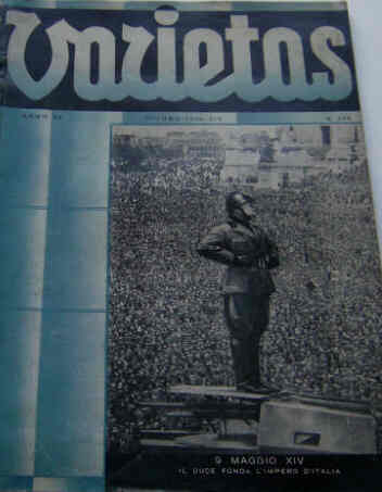 VARIETAS magazine side cover Issue 378 June 1936