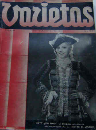 VARIETAS magazine side cover Issue 379/380 July/August 1936
