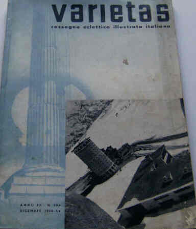 VARIETAS magazine side cover Issue 384 December 1936