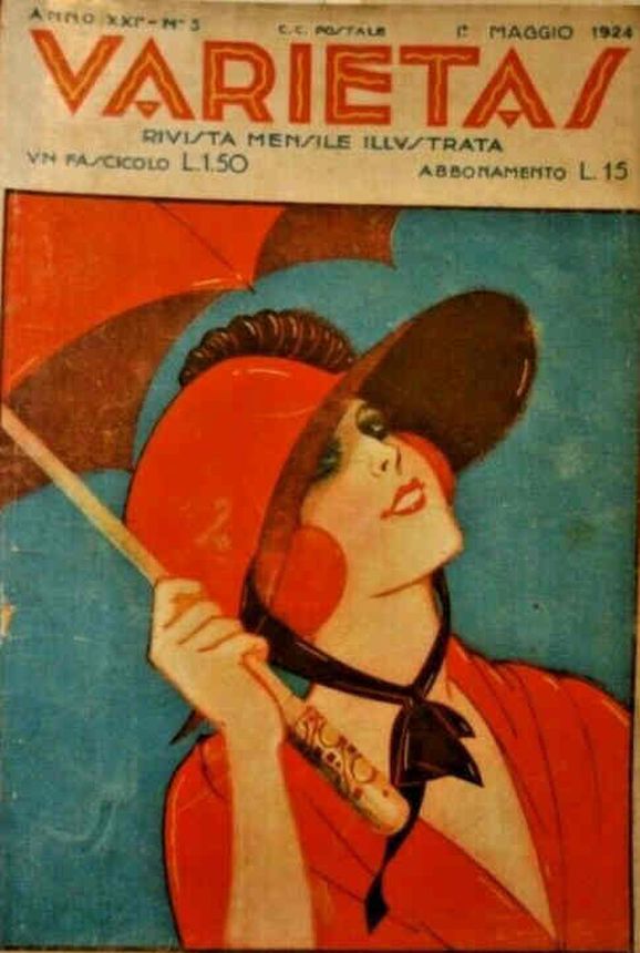 VARIETAS magazine side cover  May 1924