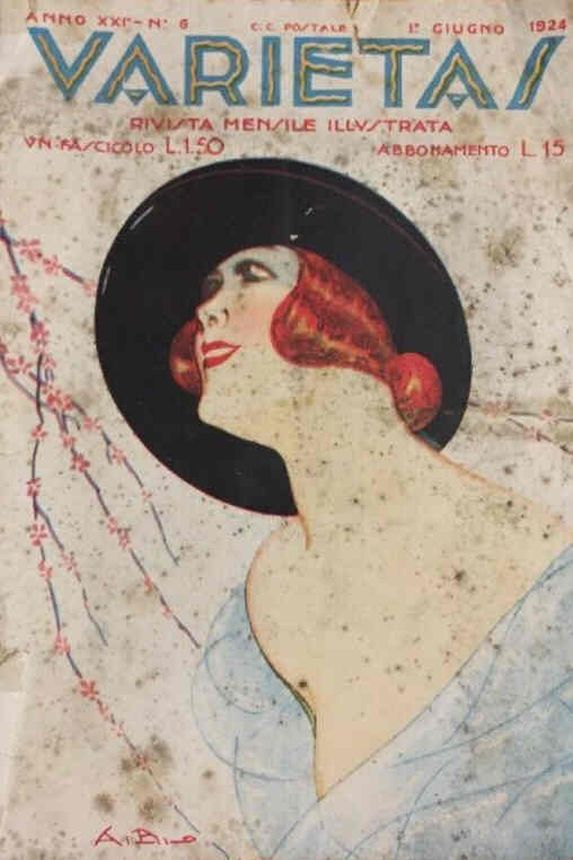VARIETAS magazine side cover  June 1924