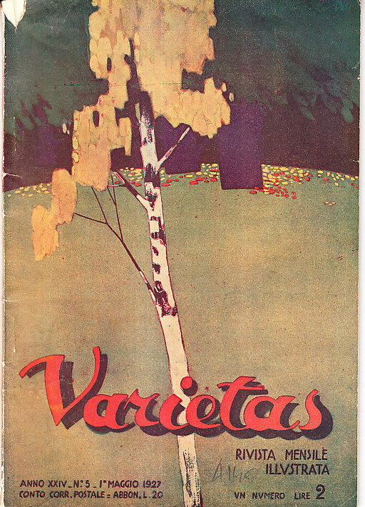 VARIETAS magazine side cover 1 May 1927