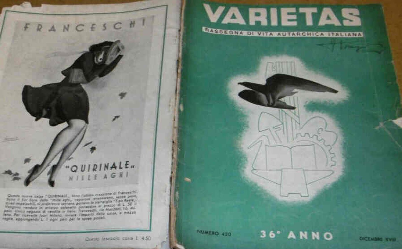 VARIETAS magazine side cover Issue 420  December 1939