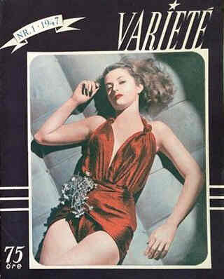 VARIETE  magazine side cover Issue 1  1947