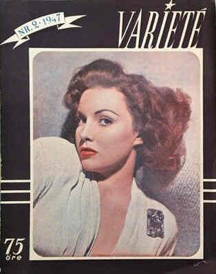 VARIETE  magazine side cover Issue 2  1947