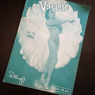 VARIETE  magazine side cover Issue 10  1952