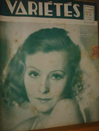 VARIETES magazine side cover Issue 43  1936
