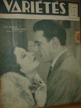 VARIETES magazine side cover Issue 51  1936