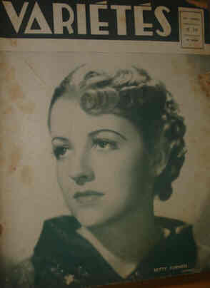 VARIETES magazine side cover Issue 19  1937