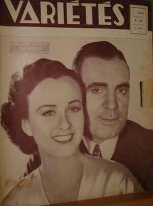 VARIETES magazine side cover Issue 20  1937