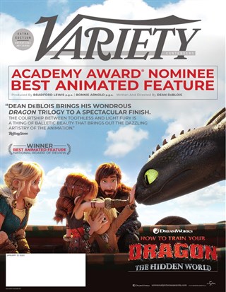 VARIETY magazine cover 31 January 2020