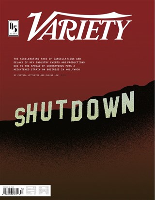 VARIETY magazine cover 18 March 2020