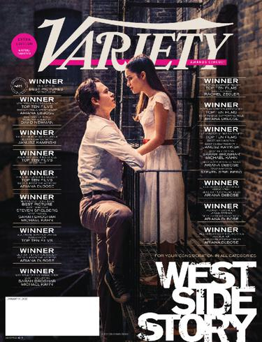 VARIETY magazine cover 14 January 2022