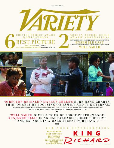 VARIETY magazine cover 19 January 2022