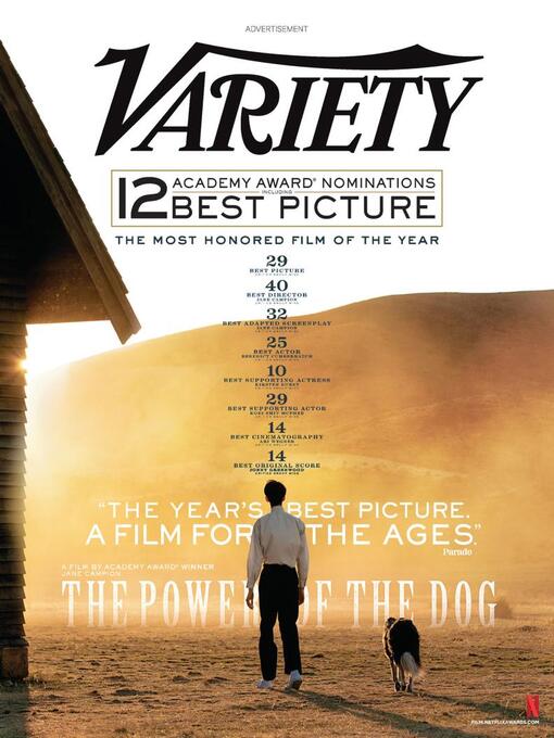 VARIETY magazine cover 10 February 2022