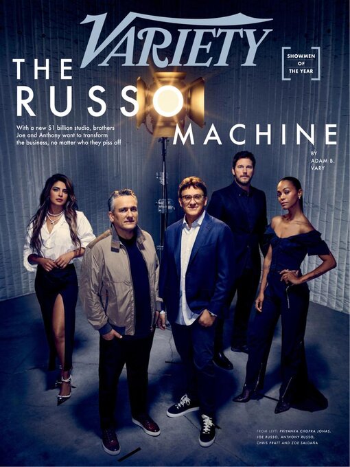 VARIETY magazine cover 2 November 2022