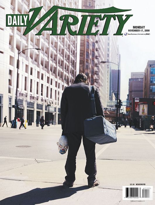 DAILY VARIETY magazine side cover 17 November 2008