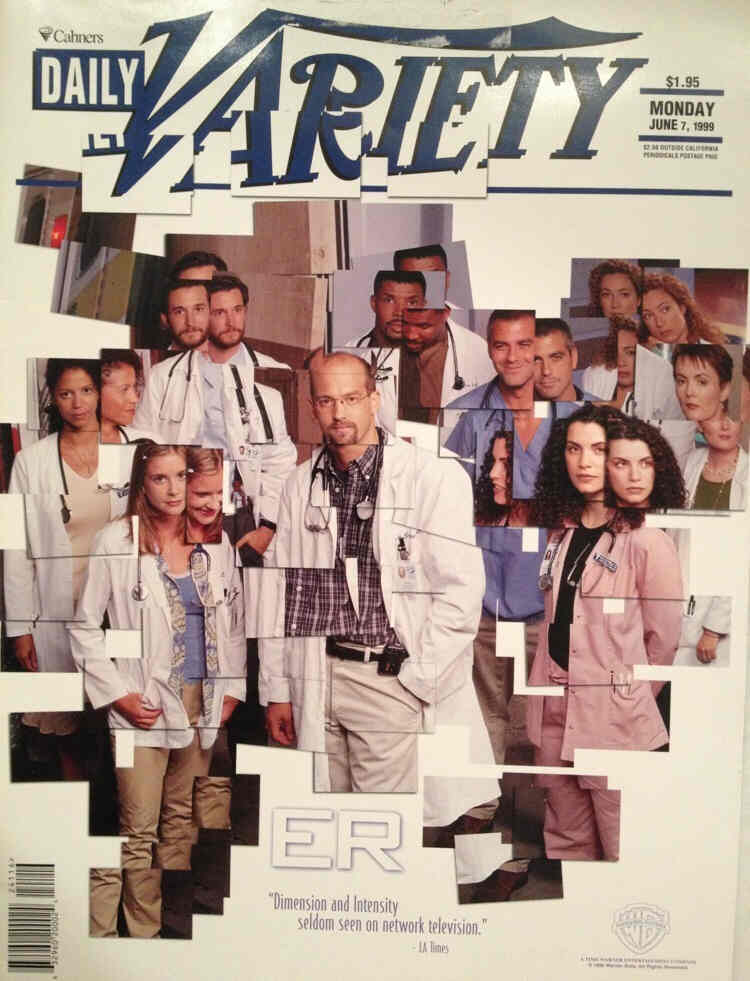 DAILY VARIETY magazine side cover 7 June 1999