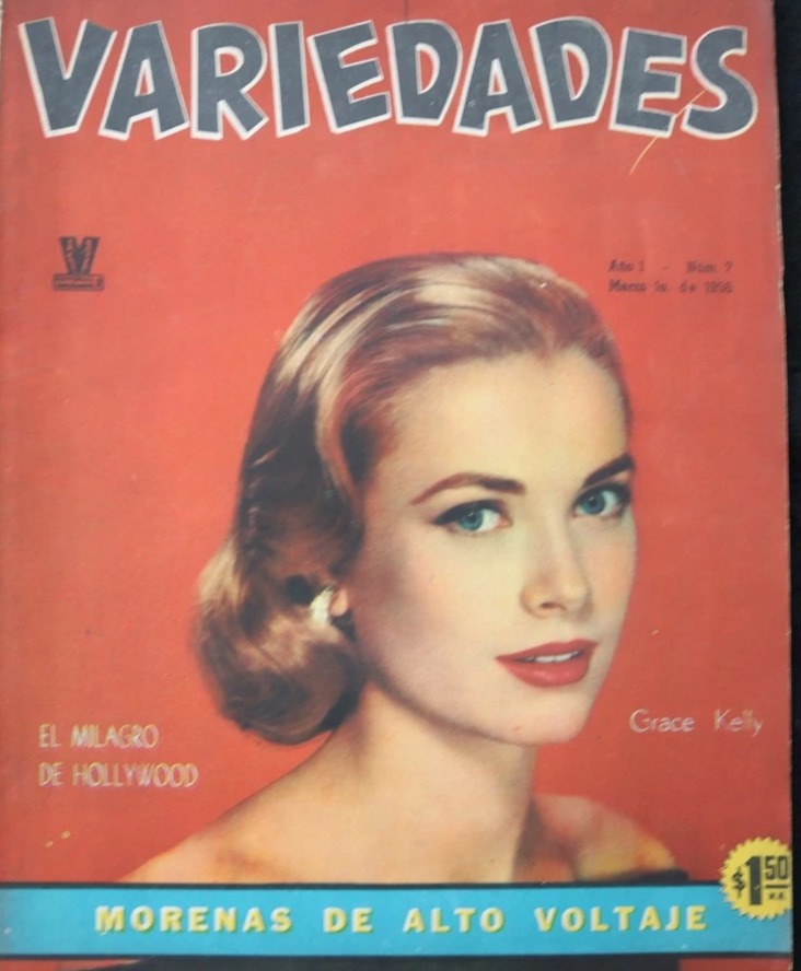 VARIEDADES magazine side cover  March 1956