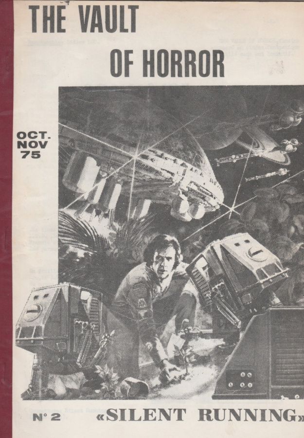 THE VAULT OF HORROR magazine side cover Issue 2  October/November 1975