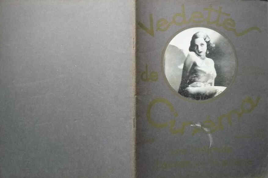 VEDETTES DE CINEMA magazine side cover Issue 24 30 November 1932