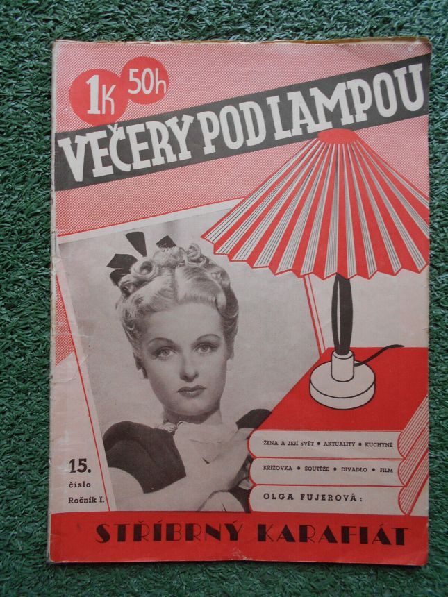VECERY POD LAMPOU magazine side cover Issue 15   1940