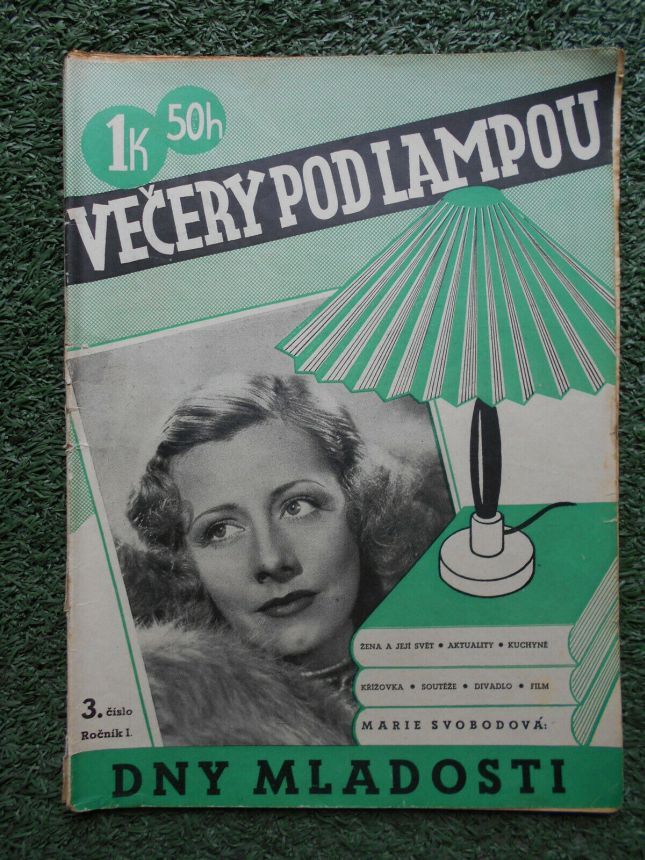 VECERY POD LAMPOU magazine side cover Issue 3   1940