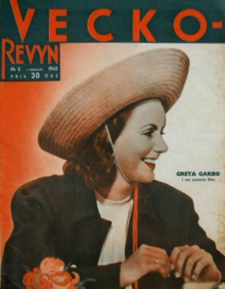 VECKO-REVYN magazine side cover Issue 5  1942
