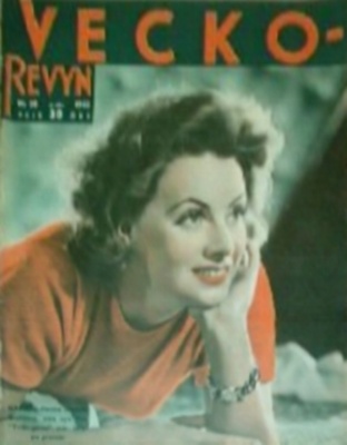 VECKO-REVYN magazine side cover Issue 29  1942