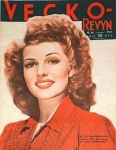 VECKO-REVYN magazine side cover Issue 34 January 1943