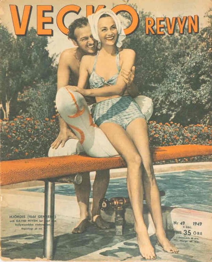 VECKO-REVYN magazine side cover Issue 49 9 December 1949