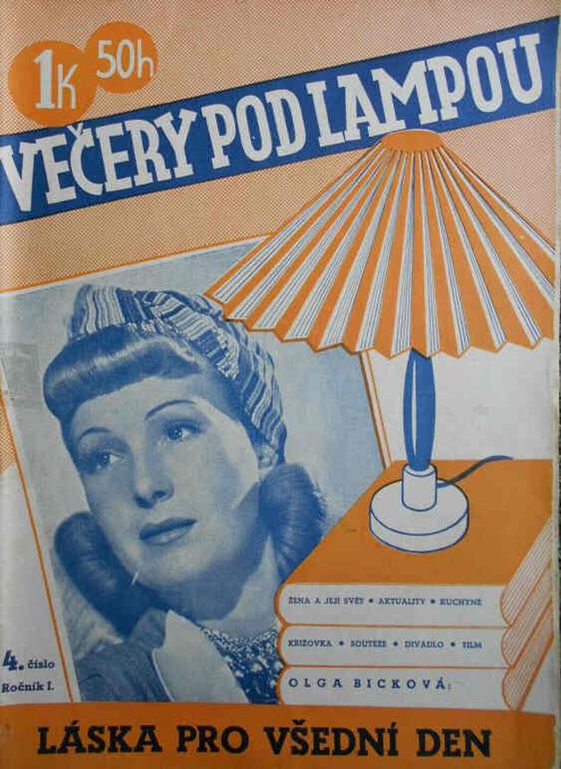 VECERY POD LAMPOU magazine side cover Issue 1   1940