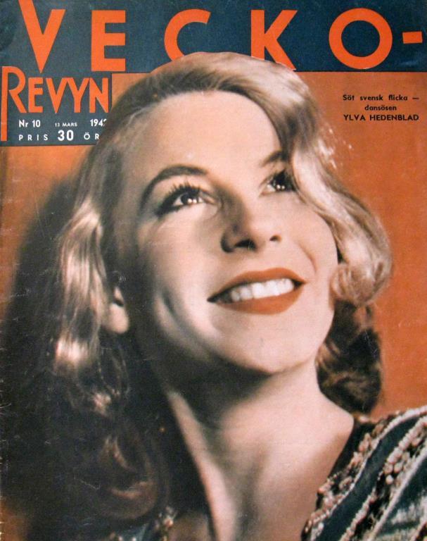 VECKO-REVYN magazine side cover Issue 10 17 March 1942