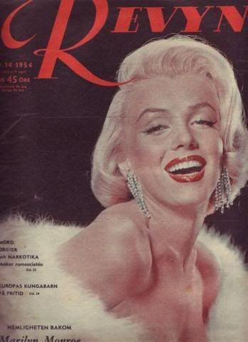 VECKO-REVYN magazine side cover Issue 14  1954