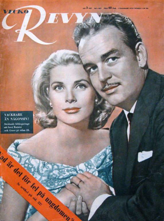 VECKO-REVYN magazine side cover Issue 3  1957