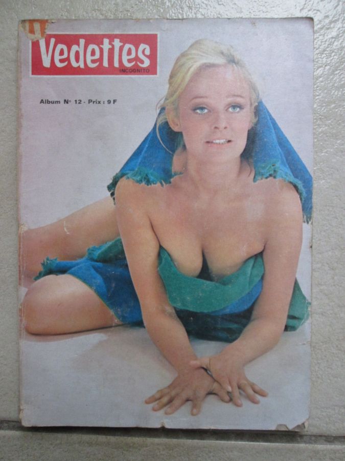 VEDETTES INCOGNITO SELECTION magazine side cover Issue 12   1970