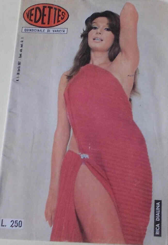 VEDETTES (Italy) magazine side cover Issue 1 20 April 1967