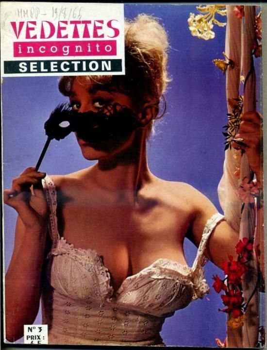 VEDETTES INCOGNITO SELECTION magazine side cover Issue 3   1967